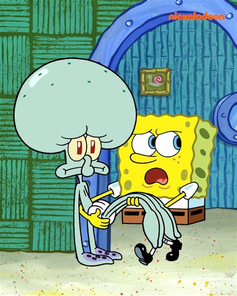 Nickelodeon Squidward Is Just A Baby Scene Spongebob