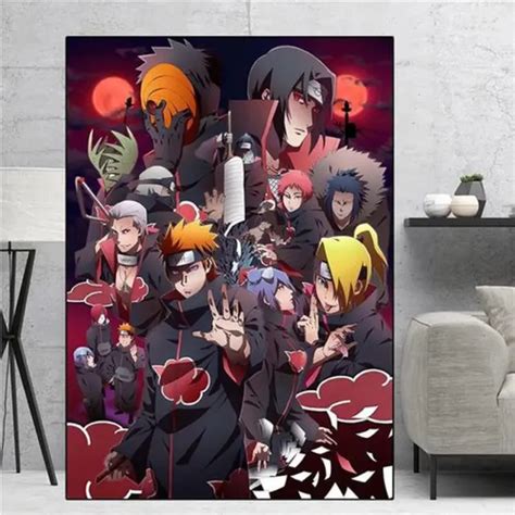Naruto Uzumaki Poster Anime Wall Art Canvas Painting Pictures Bedroom