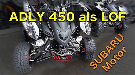 Adly 450 Lof 2017 Subaru Motor Quad Toxiqtime Youtube
