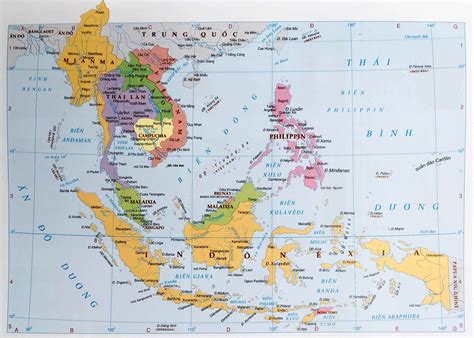 Bộ quốc phòng mỹ công khai báo cáo về các vật thể bay không xác định. Bản đồ Châu Á khổ lớn phóng to chi tiết