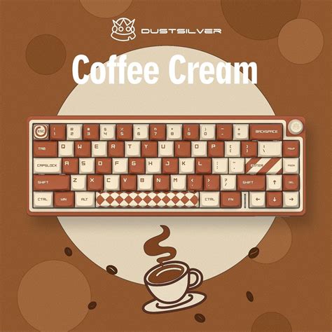 Dustsilver D66 Coffee Cream Hot Swapping Keyboard