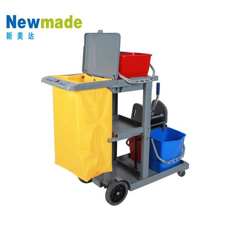 Cleaning Janitorial Cart Hotel Housekeeping Mop Cleaning Trolley