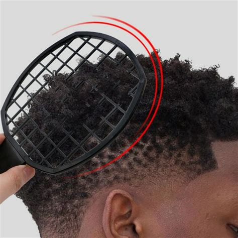 Lyumo Men Curly Hair Comb Dreadlocks Tin Foil Hot Perm Comb Hairdressing Comb Tool