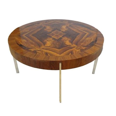 30 round coffee table fabric ranked in order of popularity and relevancy. Modernist Round Cocktail Table in Walnut and Chrome ...