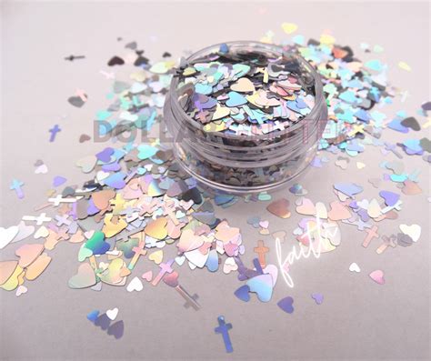 Paper Party And Kids Cross Glitter Cross Confetti Resin Glitter Tumbler