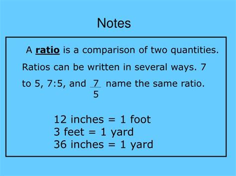 Ppt A Ratio Is A Comparison Of Two Quantities Powerpoint