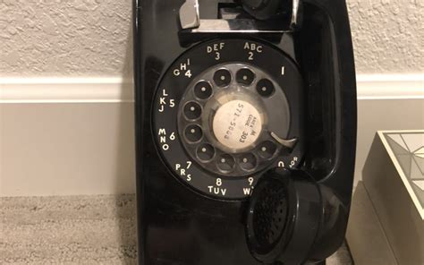 Western Electric Rotary Dial Wall Telephone Circa 1960s Billies