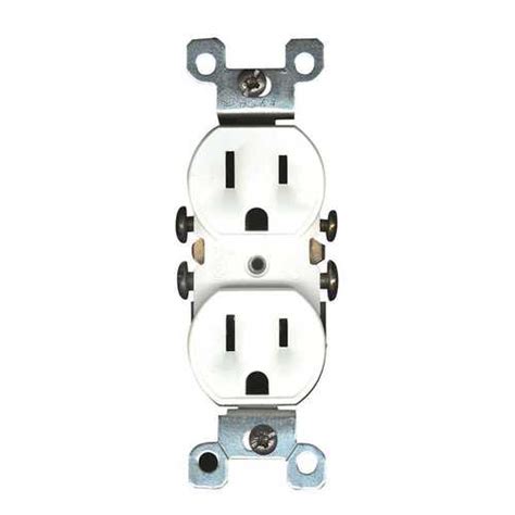 Leviton R52 05320 00w 15 Amp Residential Grade Grounding Duplex Outlet