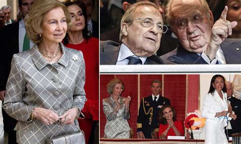 El Rey Juan Carlos En El Fútbol Con Florentino Y La Reina Sofía En La Entrega De Unos Premios