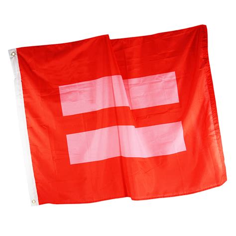 Red Equal Sign Logo Flag Equality Flag Hrc