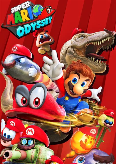 Super Mario Odyssey Poster | Super mario, Super mario games, Mario