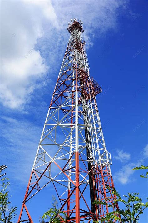 Phone Tower Cell Radar Broadcast Photo Background And Picture For Free