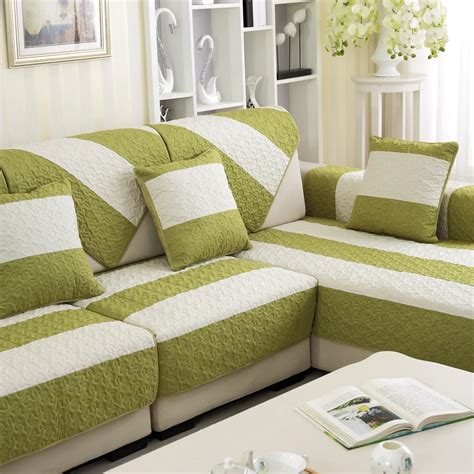 New Arrival 2016 Modern Stripped Sofa Slipcover For Sectional Sofa Home Sofa Covers Sets Linen Couch 