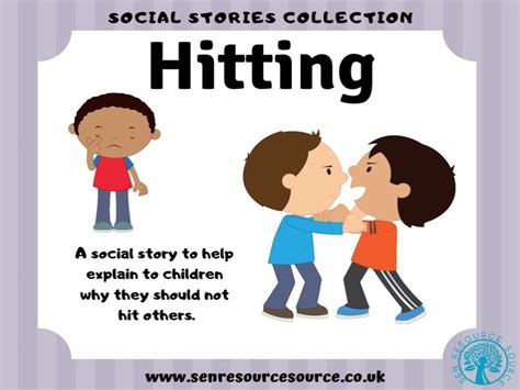 Hitting Social Story Teaching Resources