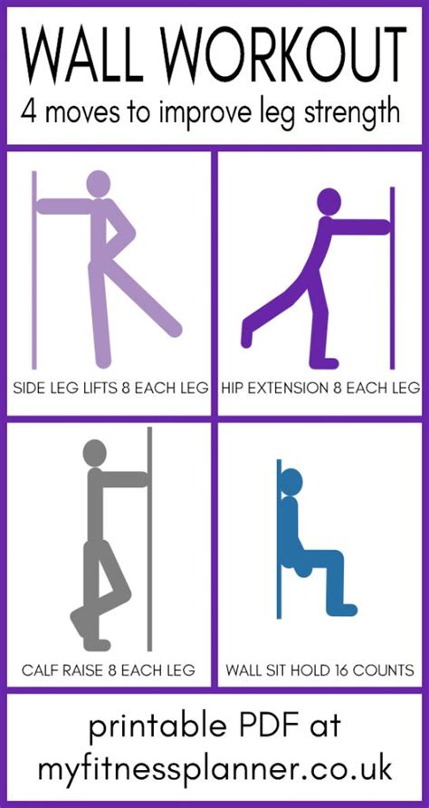 Wall Exercises For Legs 4 Moves To Really Improve Your Strength