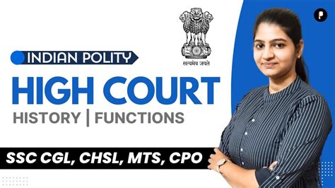 High Court Indian Polity Judiciary System In India Indian Polity By