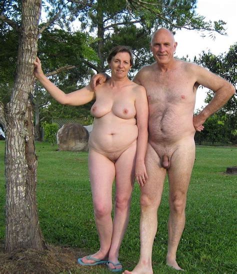 Pretty Mature Nudists Posing Outdoors Mature Naturists