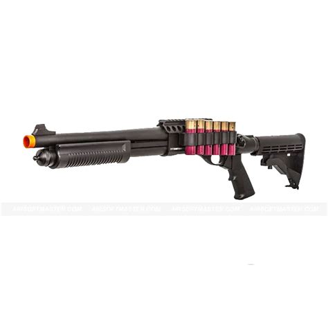 Jag Arms Scattergun Tss Gas Shotgun Airsoft Gun Black M 870