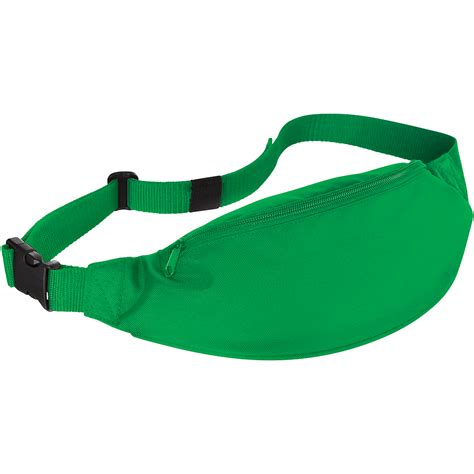 Green Fanny Pack 11in X 5in Party City