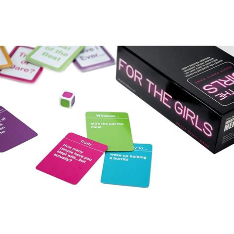 For The Girls Adult Party Game Adult Party Games Girls Night Games Card Games