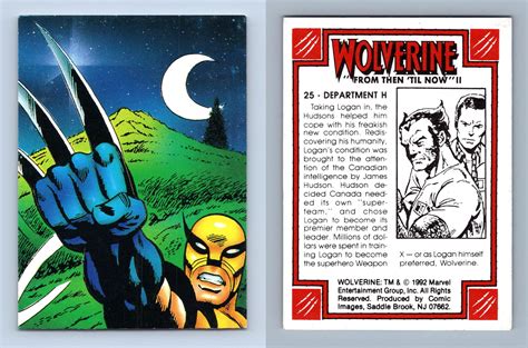 Department H 25 Wolverine From Then Til Now Ii 1992 Comic Images