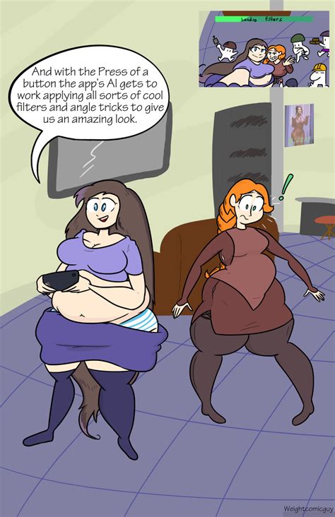 Rule 34 2girls Attribute Swap Big Belly Breasts Brown Hair Female