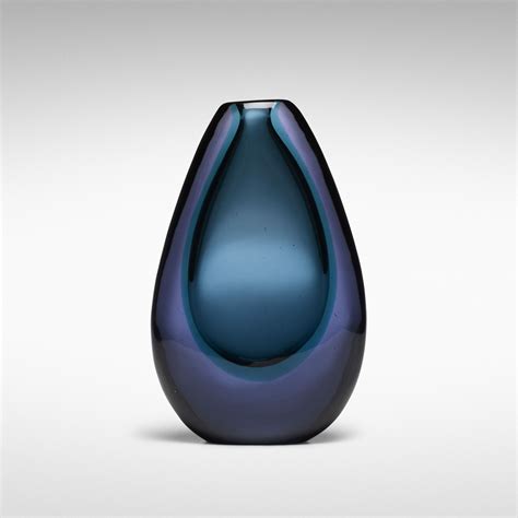 Flavio Poli Sommerso Vase 1954 Seguso Vetri D Arte Contemporary Glass Art Vase Glass