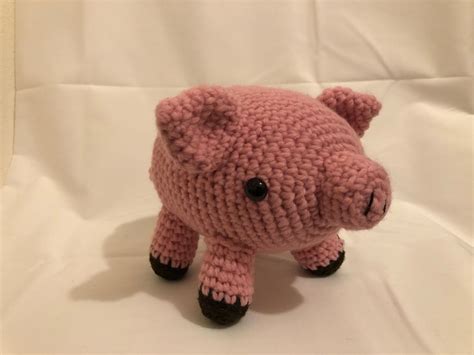 Crochet Pig In 2020 Crochet Pig Etsy Crochet Animals