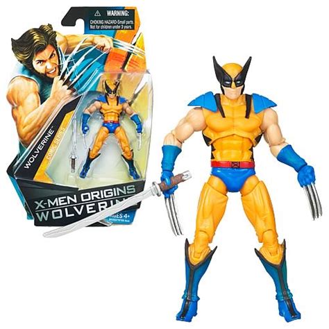 Wolverine Movie Wolverine Yellow Costume Figure Not Mint Hasbro