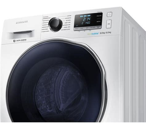 This is an excellent upgrade from my previous samsung washer dryer. Buy SAMSUNG ecobubble WD80J6410AW/EU Washer Dryer - White ...