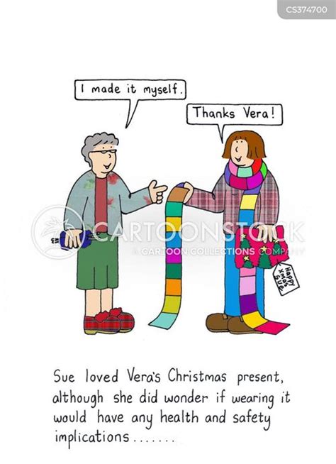 Knitted Scarf Cartoons And Comics Funny Pictures From Cartoonstock