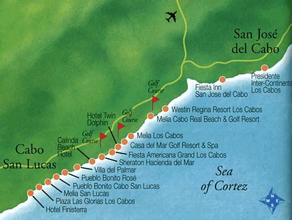 Map Of Resorts In Cabo San Lucas Shari Demetria