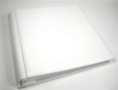 Genuine Leather Wedding Photo Album White Postbound 8x10 And 5x7 High