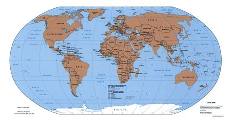 Mapa Escala Mundial