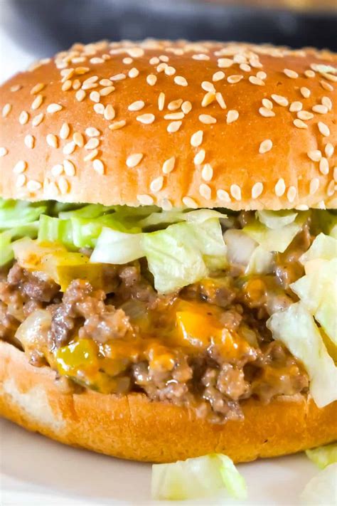 Buttered buns are the classic serving vehicle for sloppy joes, but they are by no means the only option. Big Mac Sloppy Joes - This is Not Diet Food