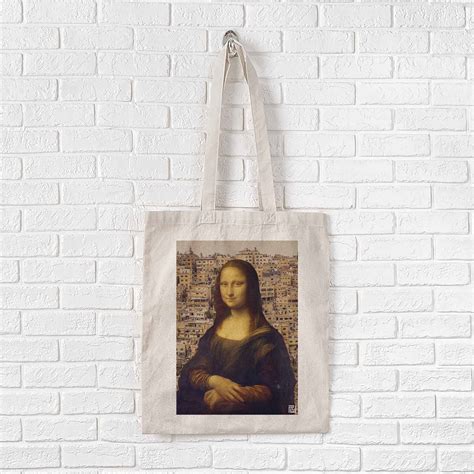 Mona Lisa By Leonardo Da Vinci Transform To Wpap Pop Art Tote Bag