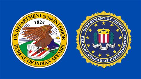 Bureau Of Indian Affairs Federal Bureau Of Investigation Sign