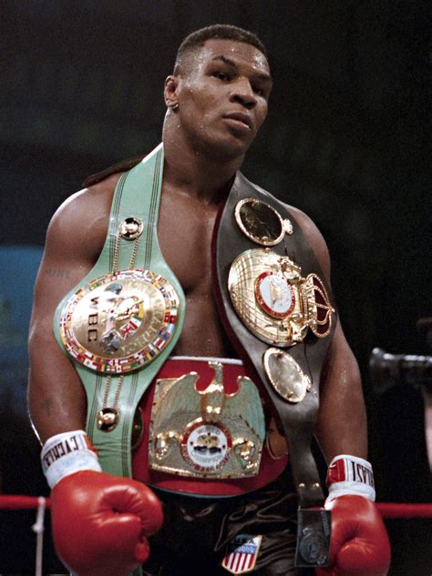 Mike Tyson Gets Ready For The Fight Against Tyrell Biggs At The