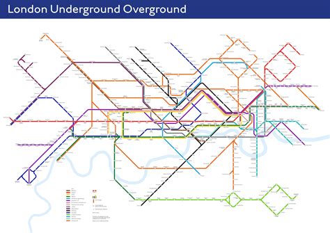 Transit Maps Unofficial Map London Overground Underground By Kenneth