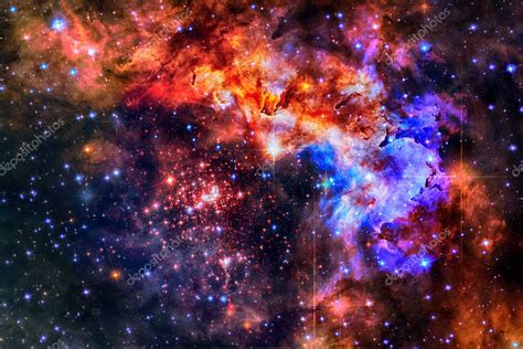 Colorful Galaxy Outer Space Elements Image Furnished Nasa — Stock Photo