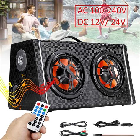 6 Inch Dc 12v24v Wireless Bluetooth Car Stereo Amplifier Subwoofer