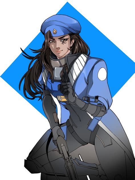 Ana And Captain Amari Overwatch And More Drawn By Xiaozhan Danbooru