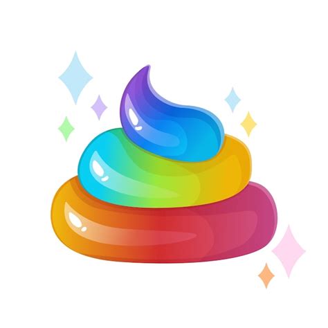 Poop Emoji Rainbow Piggy Coin Bank Ubicaciondepersonascdmxgobmx