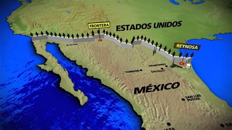Mapa 3 Frontera Usa MÉxico Youtube