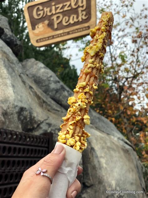 Get Your Ears On Eats Caramel Corn Churro At Willies Churros In