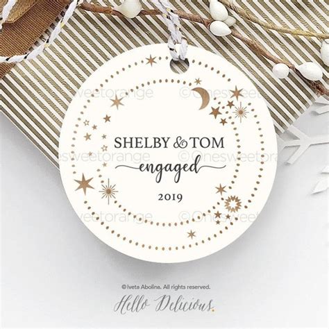 Figuring out whether or not you need to bring an engagement party gift to a friend or family member's soirée can be confusing. Engagement Ornament Engagement Party Gift Personalized ...