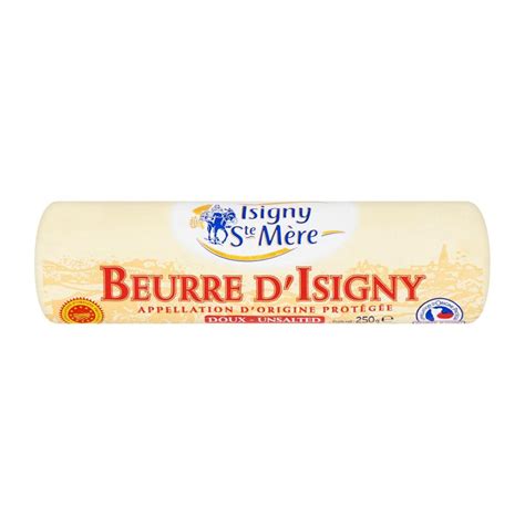Isigny Sainte Mère Unsalted Butter Roll 250g Dough And Grocer