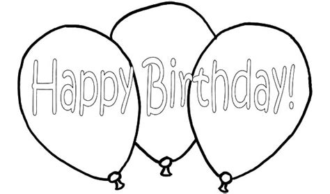 For boys and girls, kids and adults, teenagers and toddlers, preschoolers and older kids at school. Happy Birthday Balloons Flying Coloring Pages : Best Place ...
