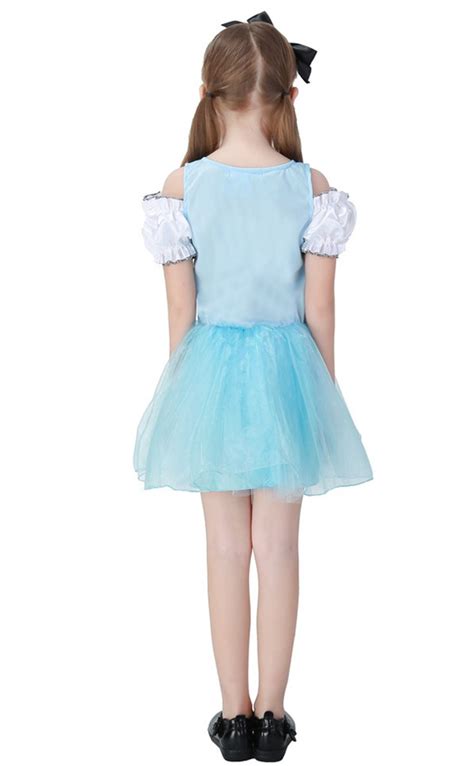 Childrens Fantasy Wonderland Alice Kids Maid Costume