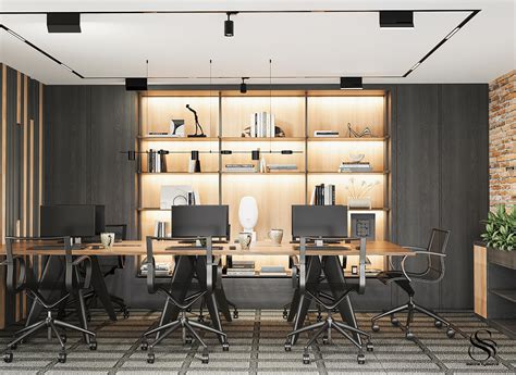 Loft Office Design On Behance